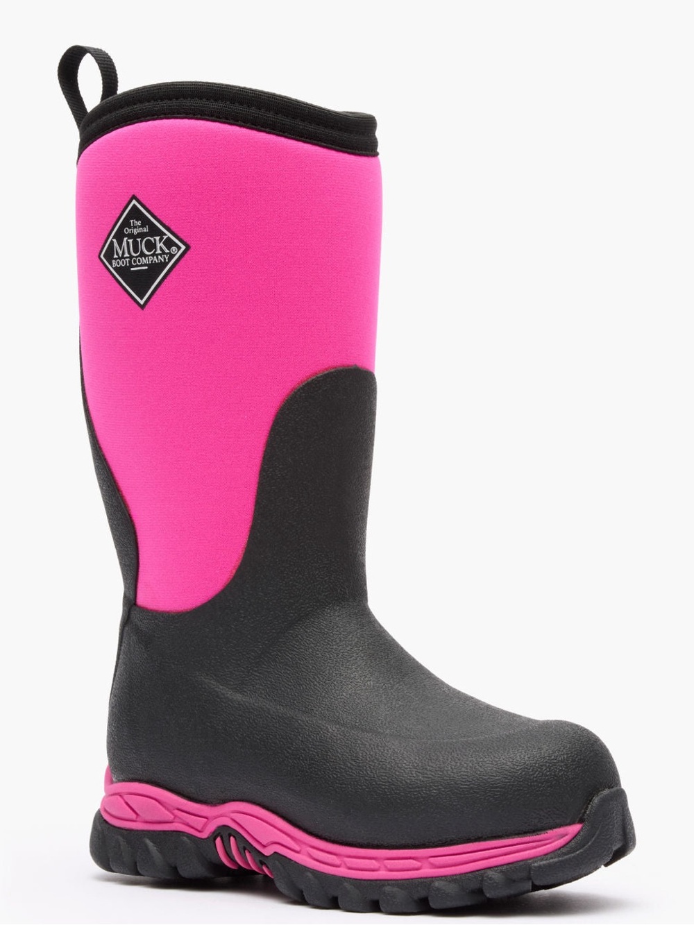 Muck Boot Co. KIDS RUGGED II BOOT Pink Rubber Insulated Waterproof Rain Boots